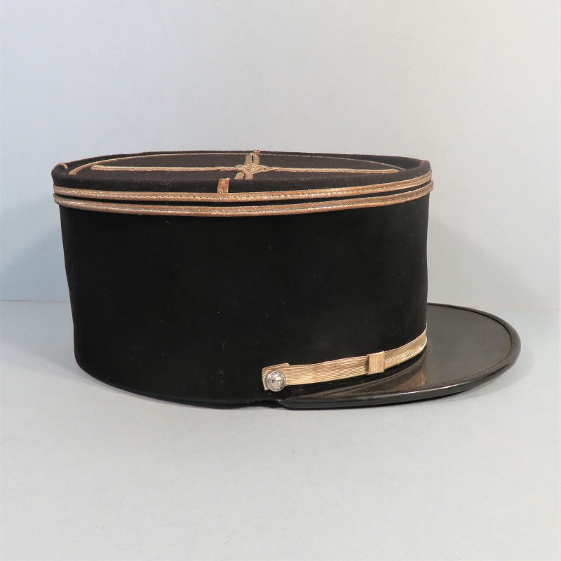 KEPI DE LIEUTENANT DES SAPEURS POMPIERS FABRICATION RECENTE 1970 TAILLE 56