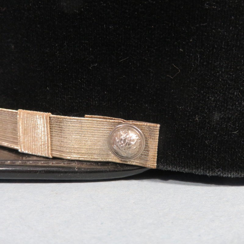 KEPI D'ADJUDANT DES SAPEURS POMPIERS FABRICATION RECENTE 1970 TAILLE 56