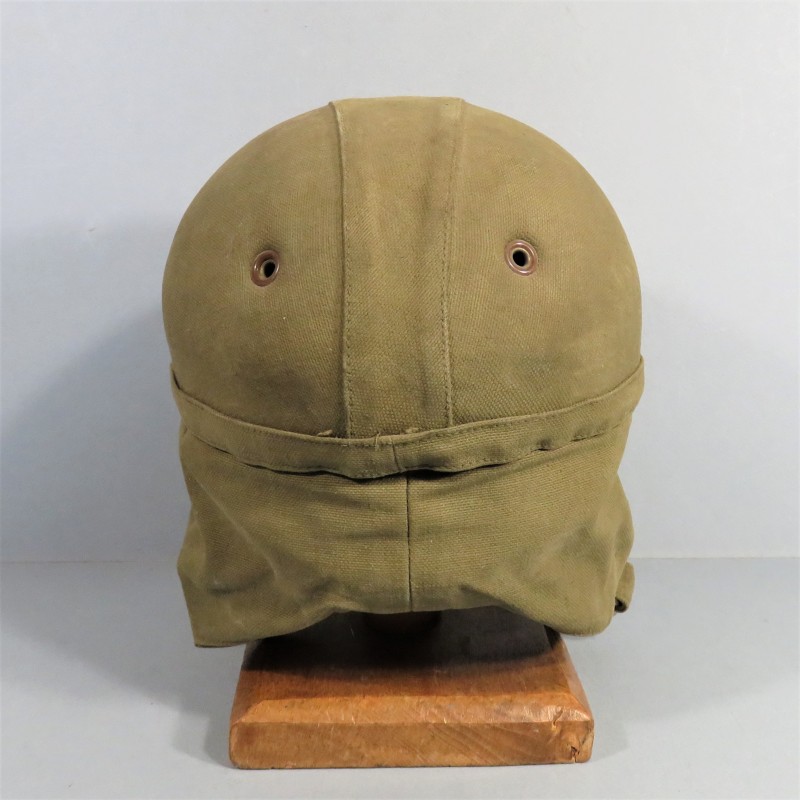 CASQUE D'ENTRAINEMENT GUENEAU PARACHUTISTE TAP ANNEES 1950 ARMEE FRANCAISE TAMPONNE 1953 T 54 GENO