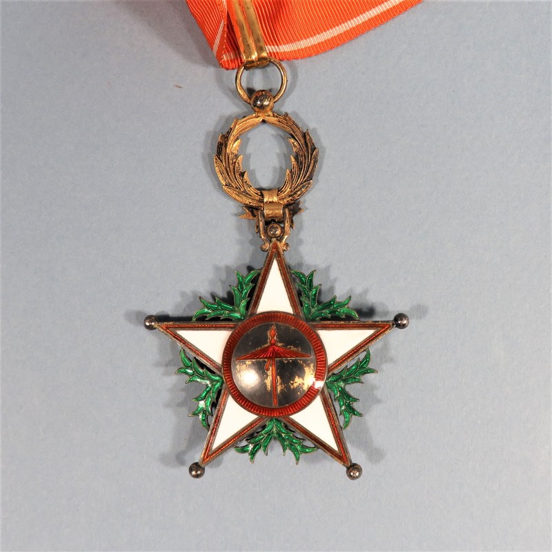 MAROC MEDAILLE DE COMANDEUR DE L'ORDRE DU OUISSAM ALAOUITE WISSAM ORDER OF MOROCCO COMMANDER MEDAL