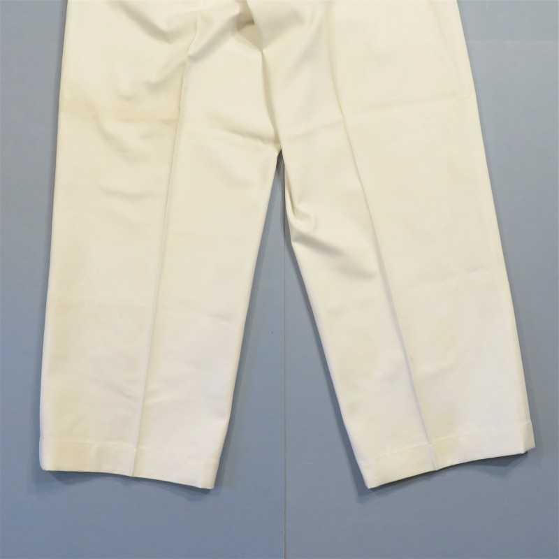 PANTALON MODELE 1939 EN TOILE BLANCHE ARMEE D'AFRIQUE SPAHIS MEHARISTES TIRAILLEURS LEGION ETRANGERE