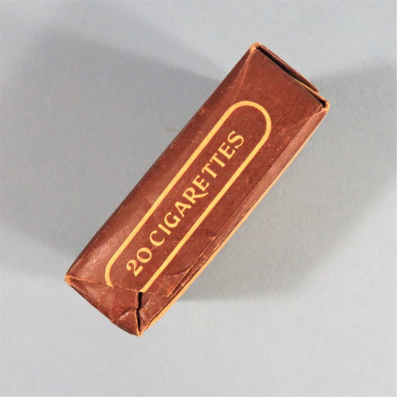 PAQUET DE 20 CIGARETTES MILITAIRE ARMEE FRANCAISE DE LA MARQUE BALI POUR RATION FAB SARRE ANNEES 1930