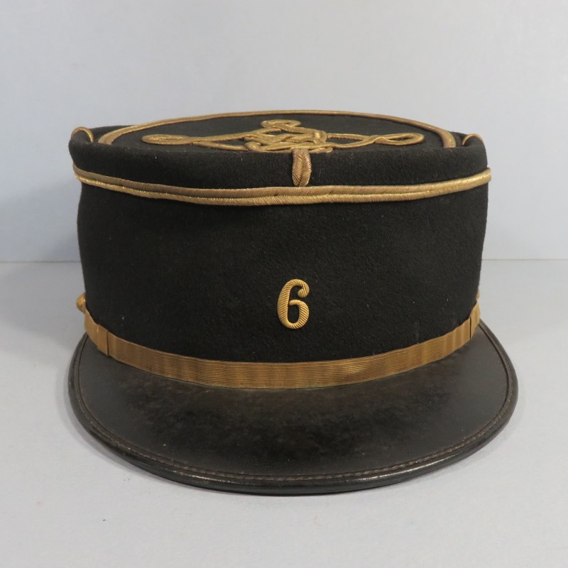 KEPI POLO SOUS LIEUTENANT DU 6 ème REGIMENT DU GENIE MODELE 1914 - 1920 TAILLE 56 FAB. LA BELLE JARDINIERE PARIS