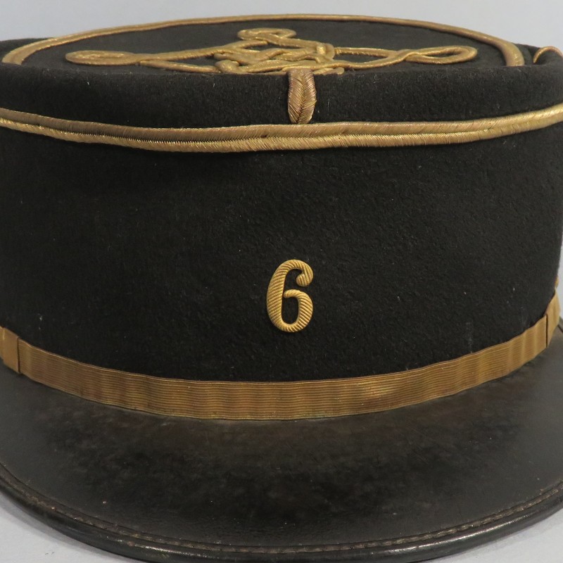 KEPI POLO SOUS LIEUTENANT DU 6 ème REGIMENT DU GENIE MODELE 1914 - 1920 TAILLE 56 FAB. LA BELLE JARDINIERE PARIS