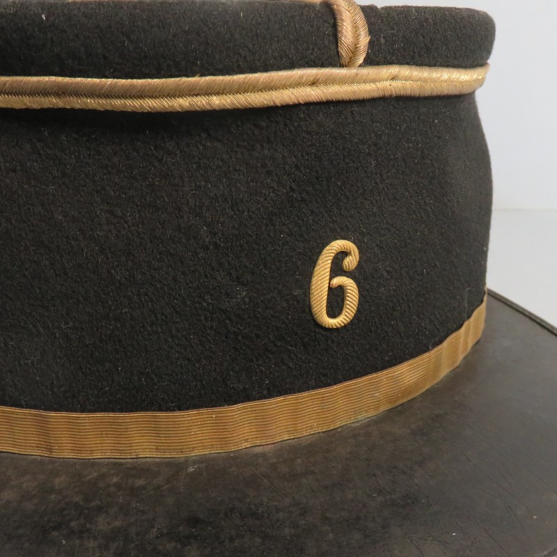 KEPI POLO SOUS LIEUTENANT DU 6 ème REGIMENT DU GENIE MODELE 1914 - 1920 TAILLE 56 FAB. LA BELLE JARDINIERE PARIS