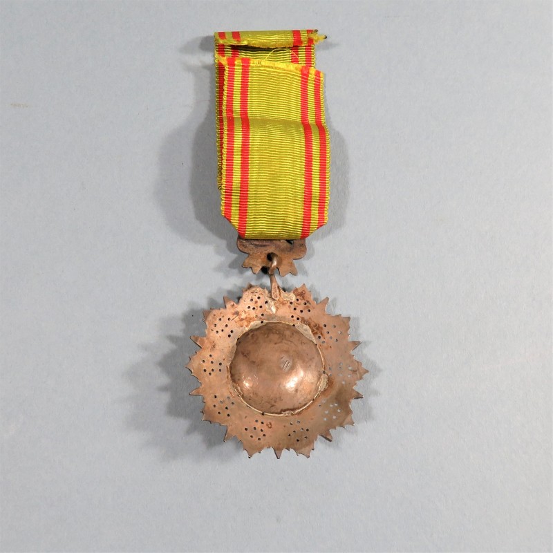 TUNISIE MEDAILLE D'OFFICIER DE L'ORDRE DU NICHAN IFTIKHAR MUHAMMAD EL HADI BEY 1902-1906 DANS SON COFFRET