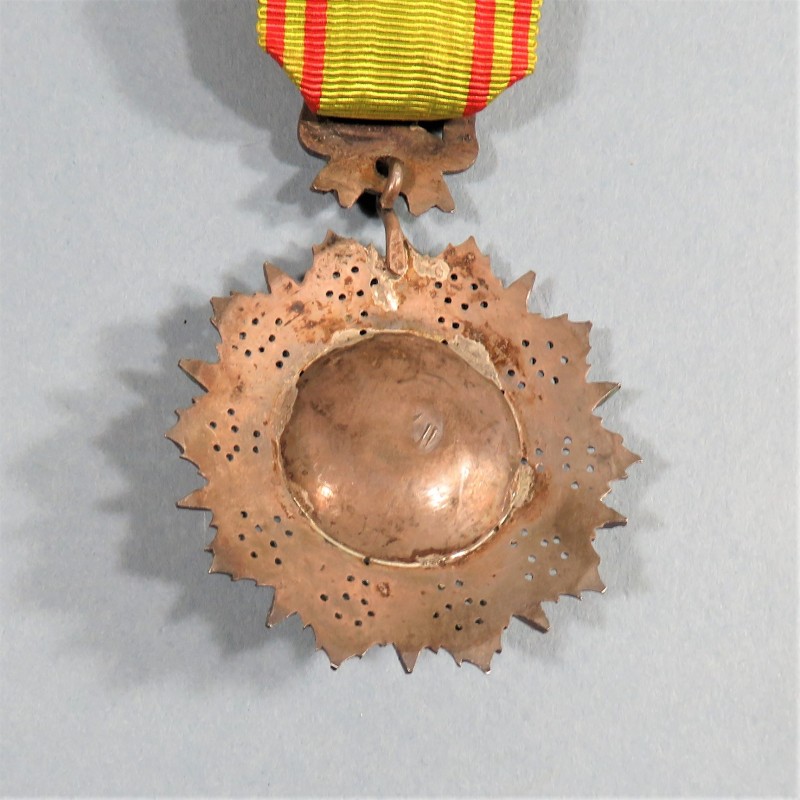 TUNISIE MEDAILLE D'OFFICIER DE L'ORDRE DU NICHAN IFTIKHAR MUHAMMAD EL HADI BEY 1902-1906 DANS SON COFFRET