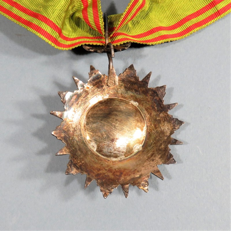 TUNISIE MEDAILLE DE COMMANDEUR DE L'ORDRE TUNISIEN DU NICHAN IFTIKHAR MUHAMMAD EL NACEUR 1906-1922