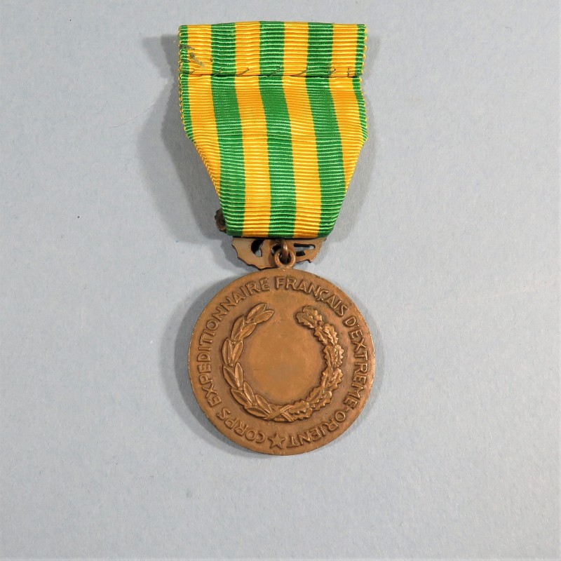 MEDAILLE COMMEMORATIVE DU CORPS EXPEDITIONNAIRE FRANCAIS D'EXTREME-ORIENT EN INDOCHINE