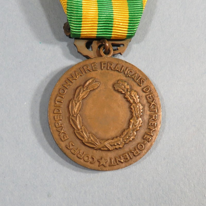 MEDAILLE COMMEMORATIVE DU CORPS EXPEDITIONNAIRE FRANCAIS D'EXTREME-ORIENT EN INDOCHINE