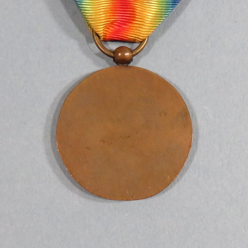 MEDAILLE INTERALLIEE DE LA VICTOIRE DE LA GRANDE GUERRE 1914-1918 GRAVEUR DUBOIS MODELE UNIFACE