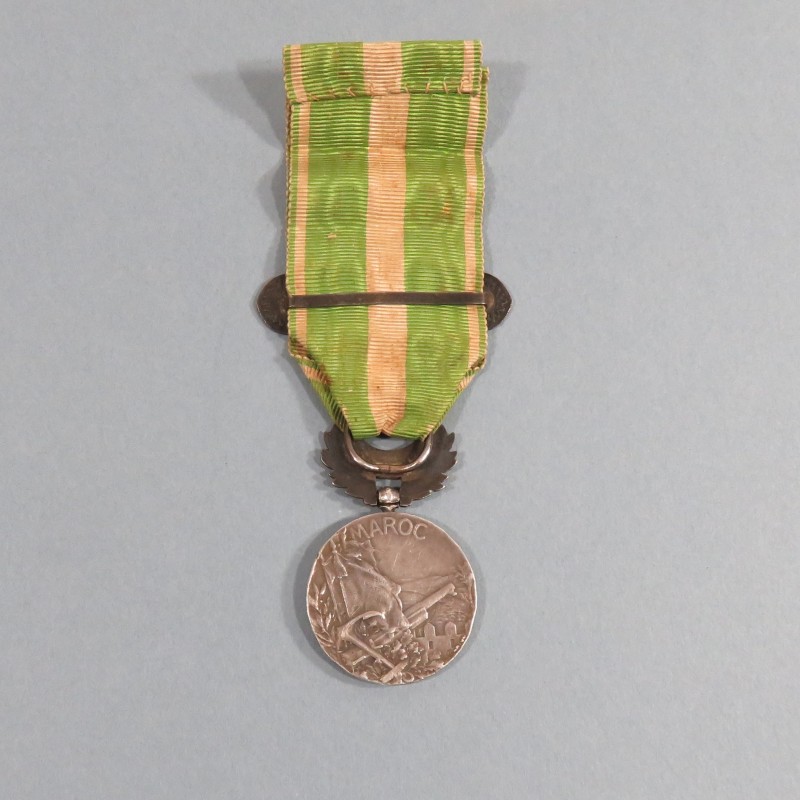 FRANCE MEDAILLE COMMEMORATIVE DES OPERATIONS DE PACIFICATION AU MAROC 1907 ET 1912 AVEC BARRATTE HAUT - GUIR