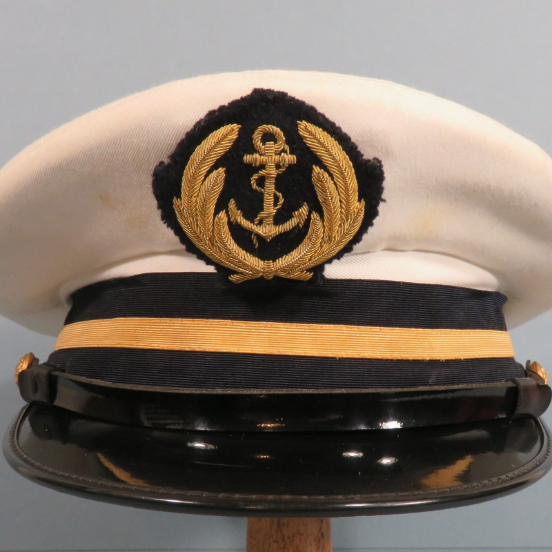 CASQUETTE MARINE NATIONALE ASPIRANT OFFICIER DATEES 1983 TAILLE 55 FABRICANT SOFAC