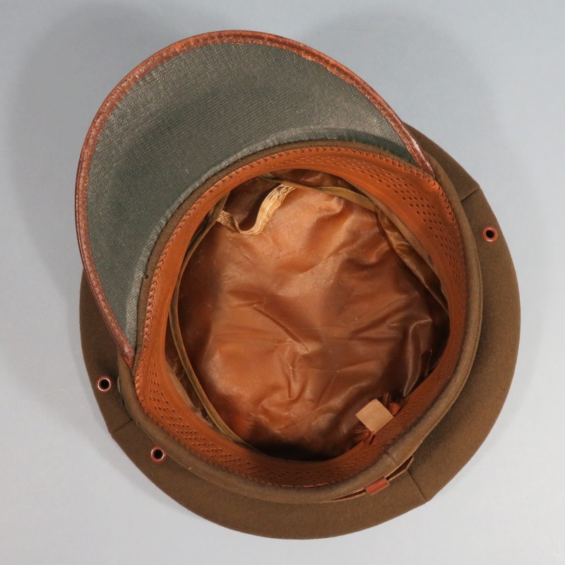 CASQUETTE MODELE US TROUPE SERVICE CAP TENUE DE SORTIE MILITARIA USA WW2 TAILLE 56 - US 7 AVEC SA PROTECTION