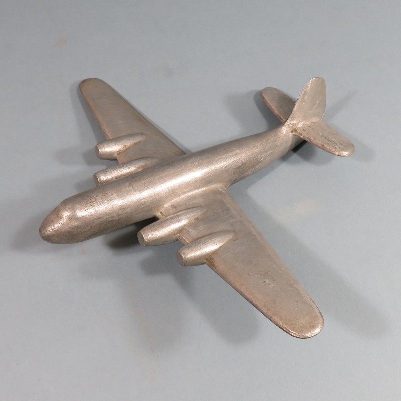 MAQUETTE EN ALUMINIUM AVION DOUGLAS DC 4  OU DC 6 USAAF