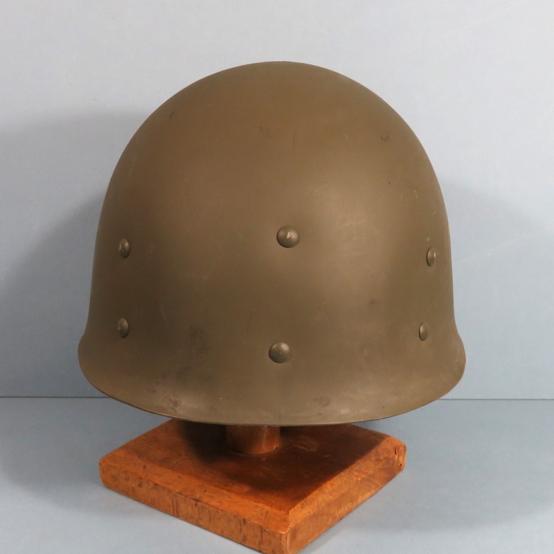 CASQUE FRANCAIS MODELE 1951 FILET CREVETTES DE CAMOUFLAGE CASQUE LOURD DATE 1953 ET LINER 1954 TAP LEGION ETRANGERE TTA