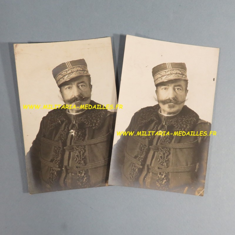 ENSEMBLE DE 8 PHOTOS FORMAT CPA D'UN GENERAL DE DIVISION 3 ETOILES ENTRE 1900 ET 1914 GENERAL A IDENTIFIER ??