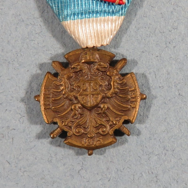 SERBIE FRANCE REDUCTION DE LA MEDAILLE COMMEMORATIVE DE LA GUERRE 1914 1918 °