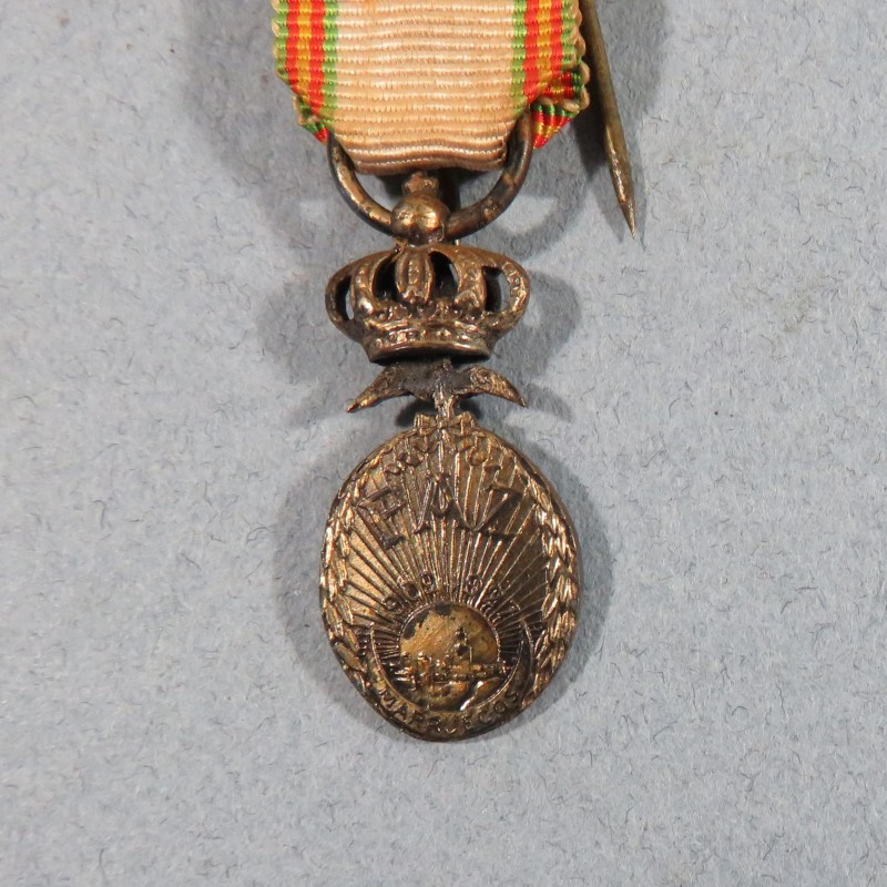 ESPAGNE REDUCTION DE LA MEDAILLE DE LA PAZ 1909 1927 LA PAIX AU MAROC GUERRE DU RIF MARRUECOS °