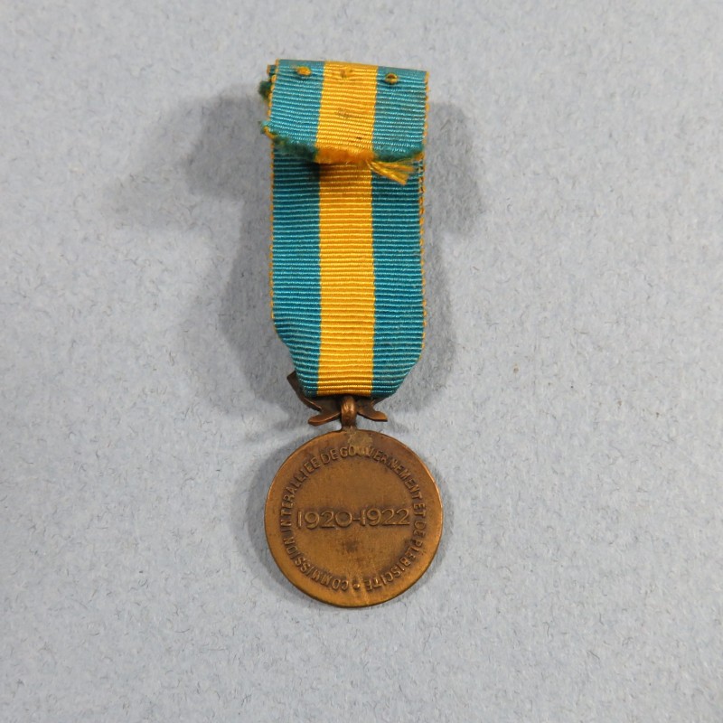 FRANCE REDUCTION DE LA MEDAILLE DE HAUTE SILESIE 1920 1922 COMMISSION INTERALLIEE DE GOUVERNEMENT ET DE PLEBICITE °