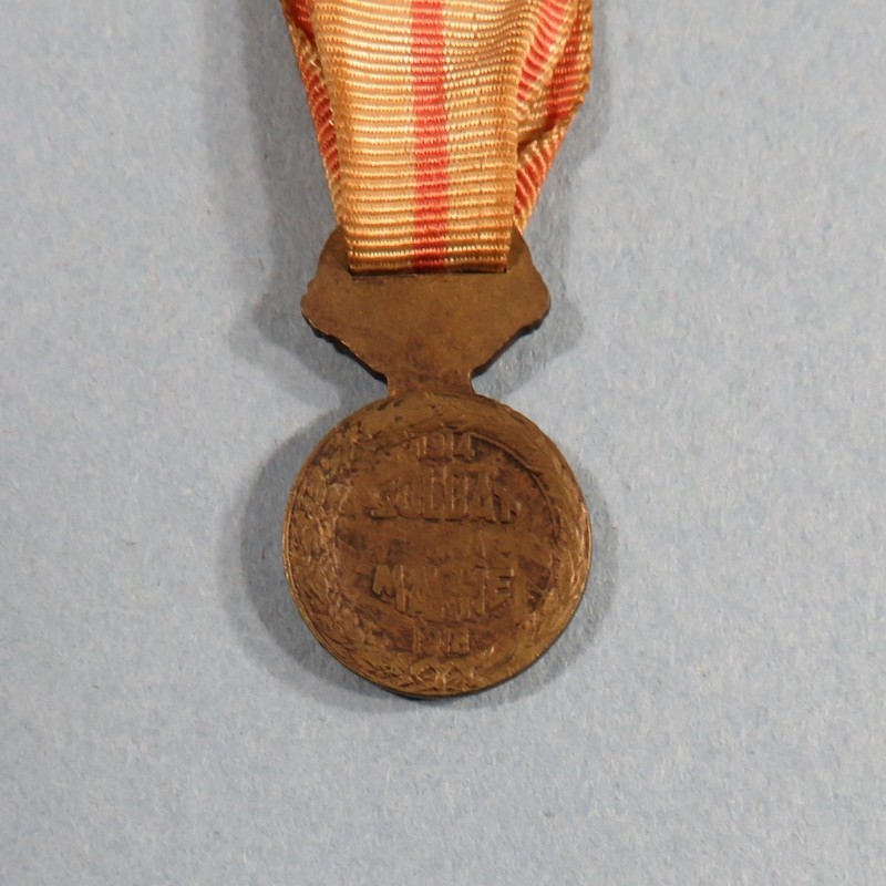 FRANCE REDUCTION DE LA MEDAILLE DE LA BATAILLE DE LA MARNE GUERRE 1914-1918 °