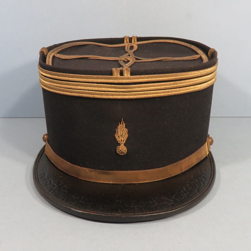 KEPI DE CAPITAINE ETAT MAJOR D'ARTILLERIE MODELE 1919 - 1931 OFFICIER SECONDE GUERRE TAILLE 57/58