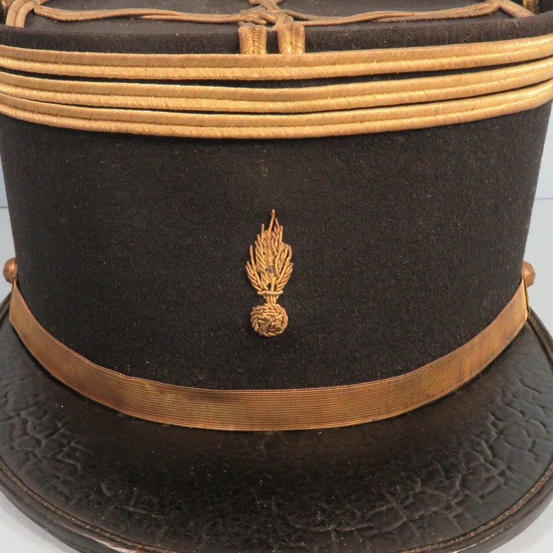 KEPI DE CAPITAINE ETAT MAJOR D'ARTILLERIE MODELE 1919 - 1931 OFFICIER SECONDE GUERRE TAILLE 57/58