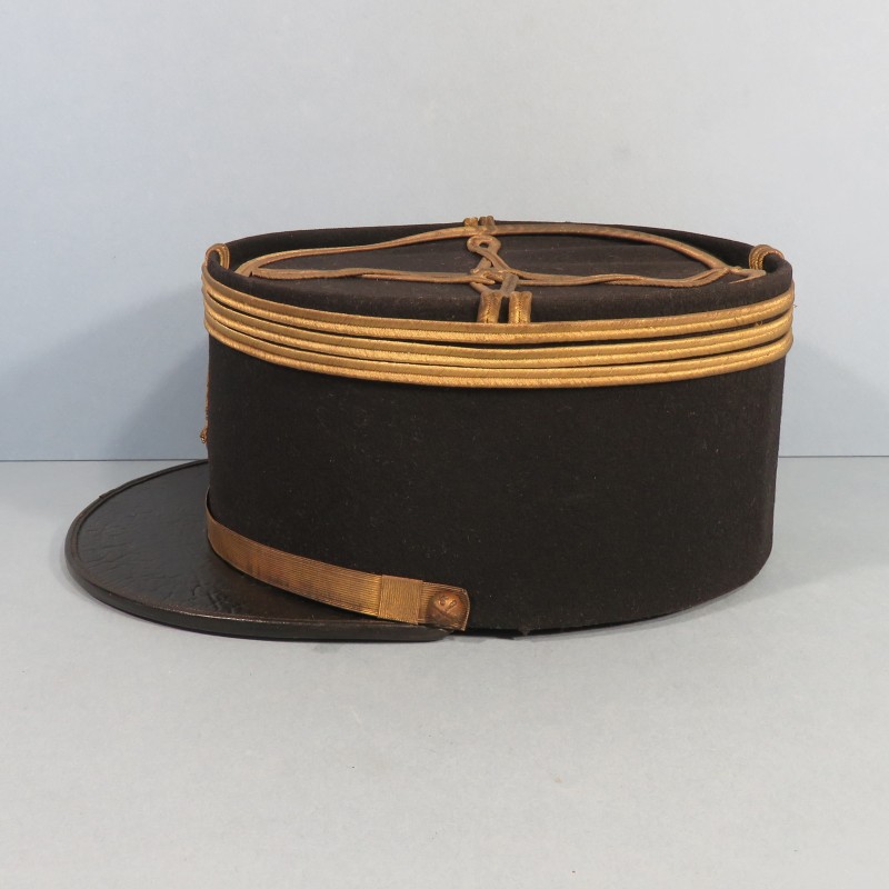 KEPI DE CAPITAINE ETAT MAJOR D'ARTILLERIE MODELE 1919 - 1931 OFFICIER SECONDE GUERRE TAILLE 57/58