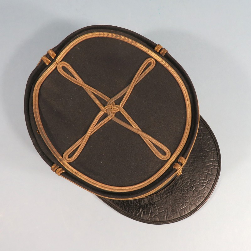 KEPI DE CAPITAINE ETAT MAJOR D'ARTILLERIE MODELE 1919 - 1931 OFFICIER SECONDE GUERRE TAILLE 57/58