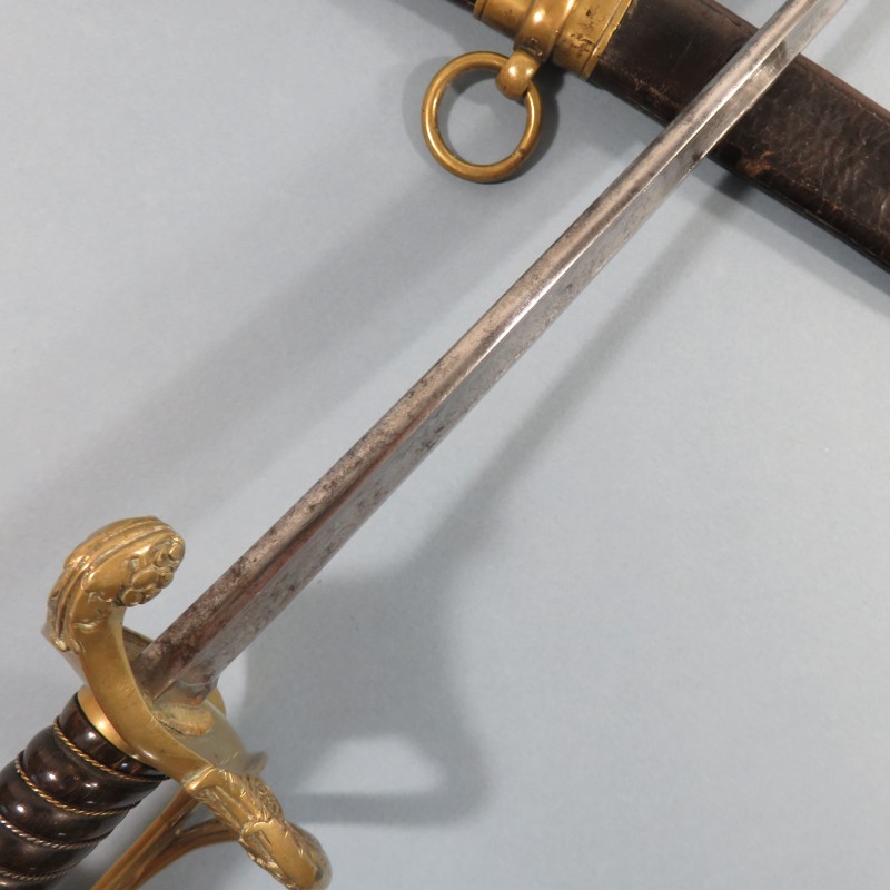 SABRE D'OFFICIER D'INFANTERIE MODELE 1821 OFFICIER D'INFANTERIE DE LIGNE OU GARDE NATIONALE