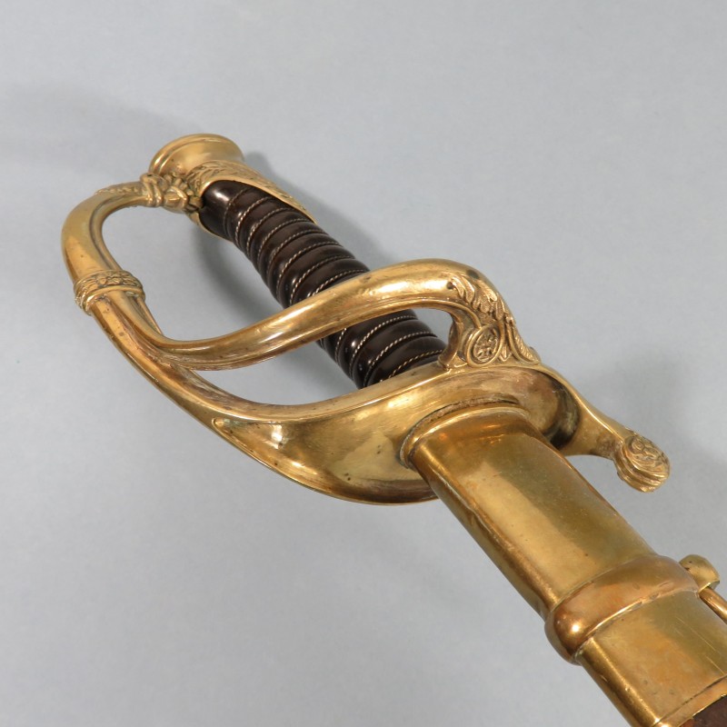 SABRE D'OFFICIER D'INFANTERIE MODELE 1821 OFFICIER D'INFANTERIE DE LIGNE OU GARDE NATIONALE