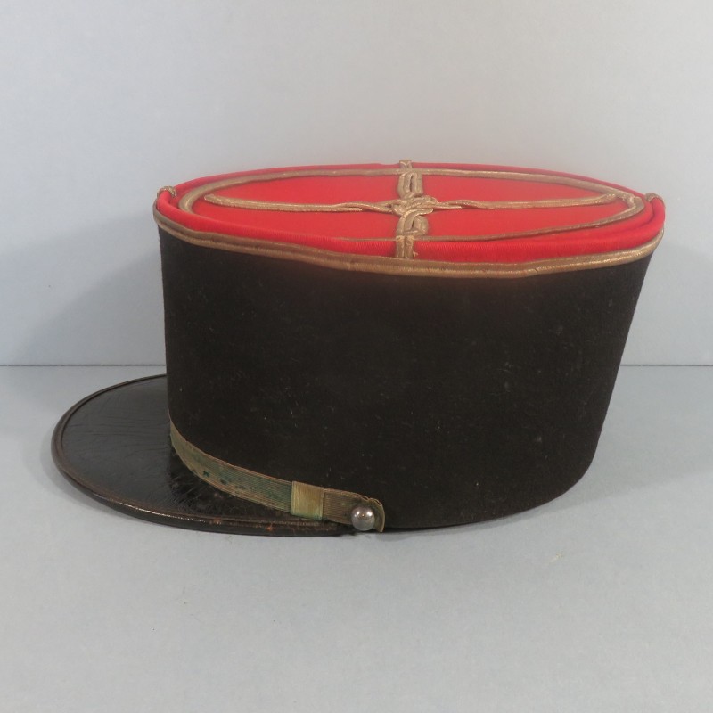 KEPI MODELE 1919 1931 DE SOUS-LIEUTENANT CAVALERIE ETAT MAJOR TRAIN CUIRASSIERS OU DE DRAGON ANNEES 1940 TAILLE 58