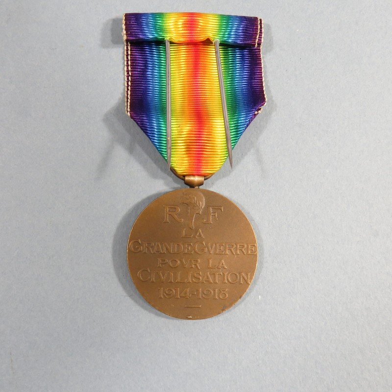 MEDAILLE INTERALLIEE DE LA VICTOIRE DE LA GRANDE GUERRE 1914-1918 GRAVEUR A. MORLON