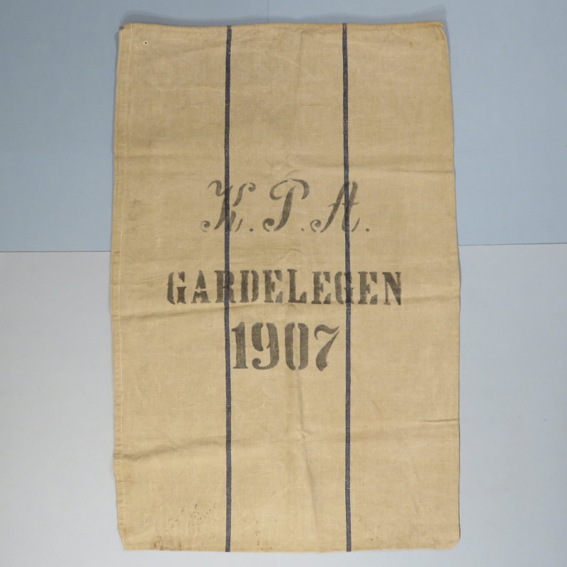 SAC ALLEMAND DE TRANSPORT DE VIVRES KPA GARDELEGEN DATE 1907 GUERRE 1914 1918