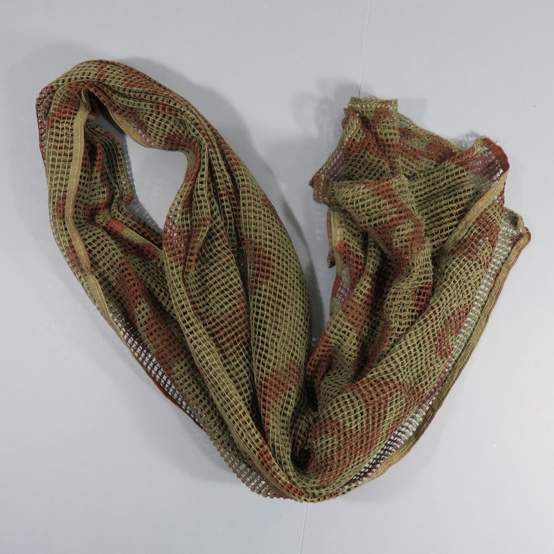 CHECHE FOULARD CAMOUFLEE ARMEE FRANCAISE FABRICATION PRECOCE INDOCHINE ALGERIE PARACHUTISTE LEGION TAP ANNEES 1950 1960