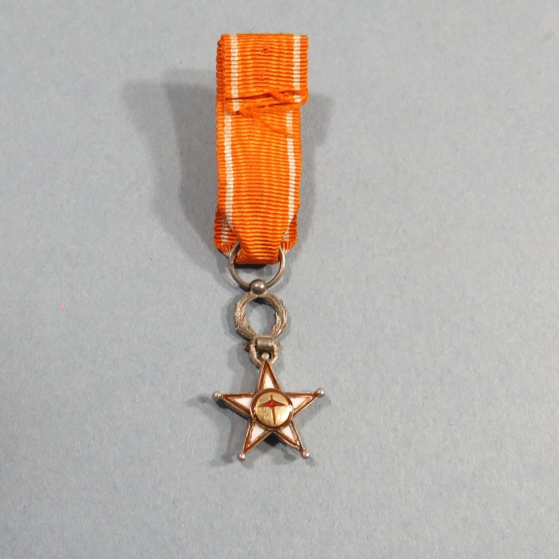 MAROC REDUCTION DE LA MEDAILLE D'OFFICIER DE L'ORDRE DU OUSSAM ALAOUITE ORDER OFFICER MEDAL °