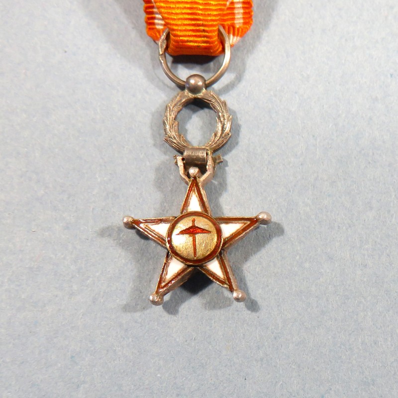 MAROC REDUCTION DE LA MEDAILLE D'OFFICIER DE L'ORDRE DU OUSSAM ALAOUITE ORDER OFFICER MEDAL °