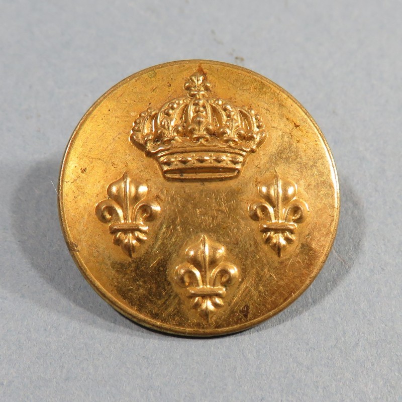 BOUTON DES INVALIDES ANCIEN REGIME DIAMETRE 2.5 cm 1767 - 1786 LOUIS XV LOUIS XVI