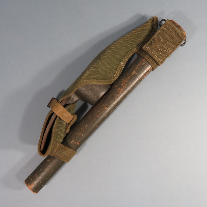 PIOCHE INDIVIDUELLE US 1945 AVEC SA HOUSSE US 1945 EQUIPEMENT INDIVIDUEL DU GI MILITARIA WW2 PIOCHON