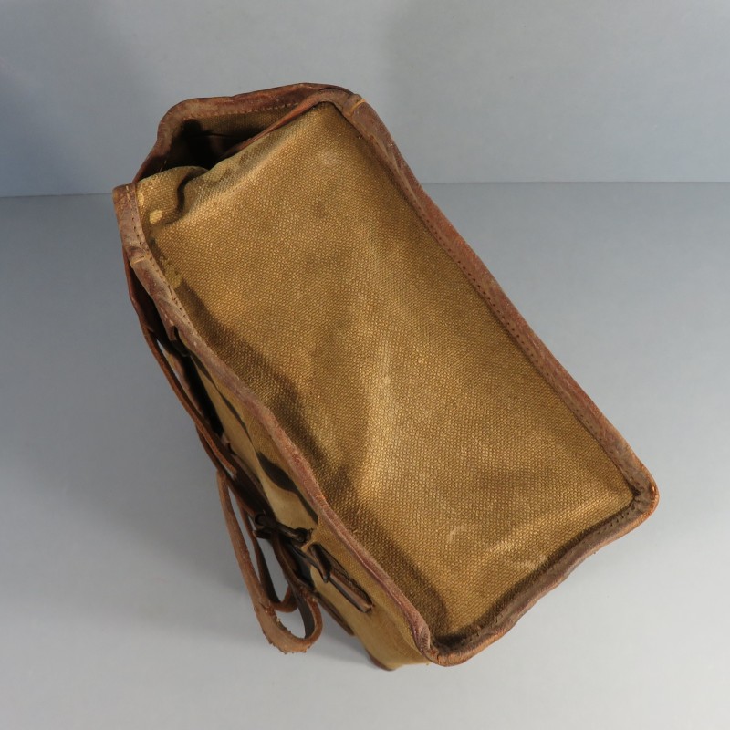 SAC INFERIEUR OU SAC ALLEGE MODELE 1935 JUS DE GRENIER A NETTOYER MATRICULE 405 EQUIPEMENT 1939 1940