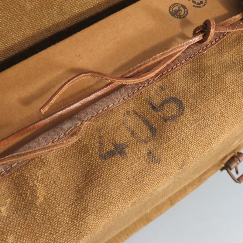 SAC INFERIEUR OU SAC ALLEGE MODELE 1935 JUS DE GRENIER A NETTOYER MATRICULE 405 EQUIPEMENT 1939 1940