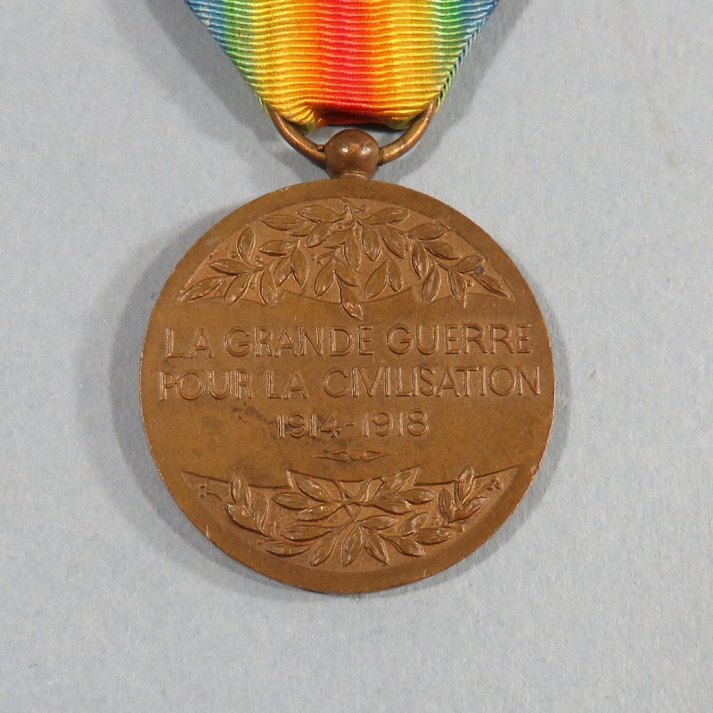 MEDAILLE INTERALLIEE DE LA VICTOIRE DE LA GRANDE GUERRE 1914-1918 GRAVEUR CHARLES