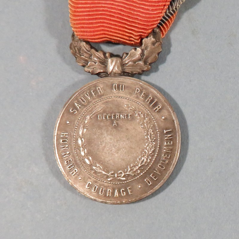 MEDAILLE DE SAUVETAGE COMITE LYONNAIS F.N.S. SAUVETEUR  SAUVER OU PERIR HONNEUR COURAGE DEVOUEMENT