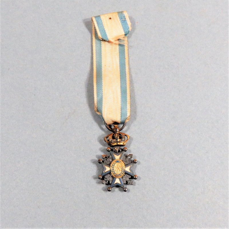 SERBIE REDUCTION DE LA MEDAILLE DE CHEVALIER DE L'ORDRE ROYAL DE ST SAVA DATE 1882 SERBIA ORDER OF ST SAVA KNIGHT MEDAL °