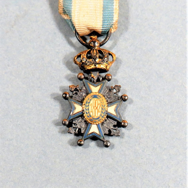 SERBIE REDUCTION DE LA MEDAILLE DE CHEVALIER DE L'ORDRE ROYAL DE ST SAVA DATE 1882 SERBIA ORDER OF ST SAVA KNIGHT MEDAL °