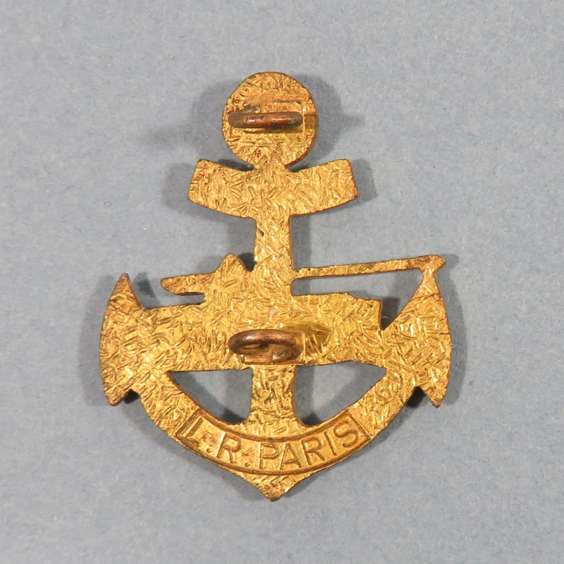 INSIGNE MILITAIRE DU 5 ème REGIMENT INTERARMES D'OUTRE-MER 5° RIAOM 4° ESCADRON BLINDE FABRICATION L.R. PARIS