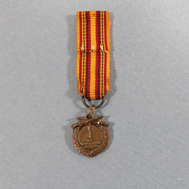 FRANCE REDUCTION DE LA MEDAILLE DE DUNKERQUE 1940 OPERATION DYNAMO FRENCH WW2 MEDAL °