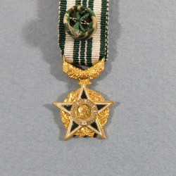 FRANCE REDUCTION DE LA MEDAILLE D'OFFICIER DE LA RECONNAISSANCE DES ARTS ET LETTRES °