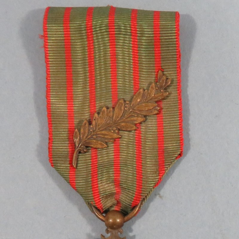 CROIX DE GUERRE 1914-1915 AVEC 1 PALME POUR CITATION A L'ORDRE DE L'ARMEE WW1 FRENCH WAR CROSS 1914 1918