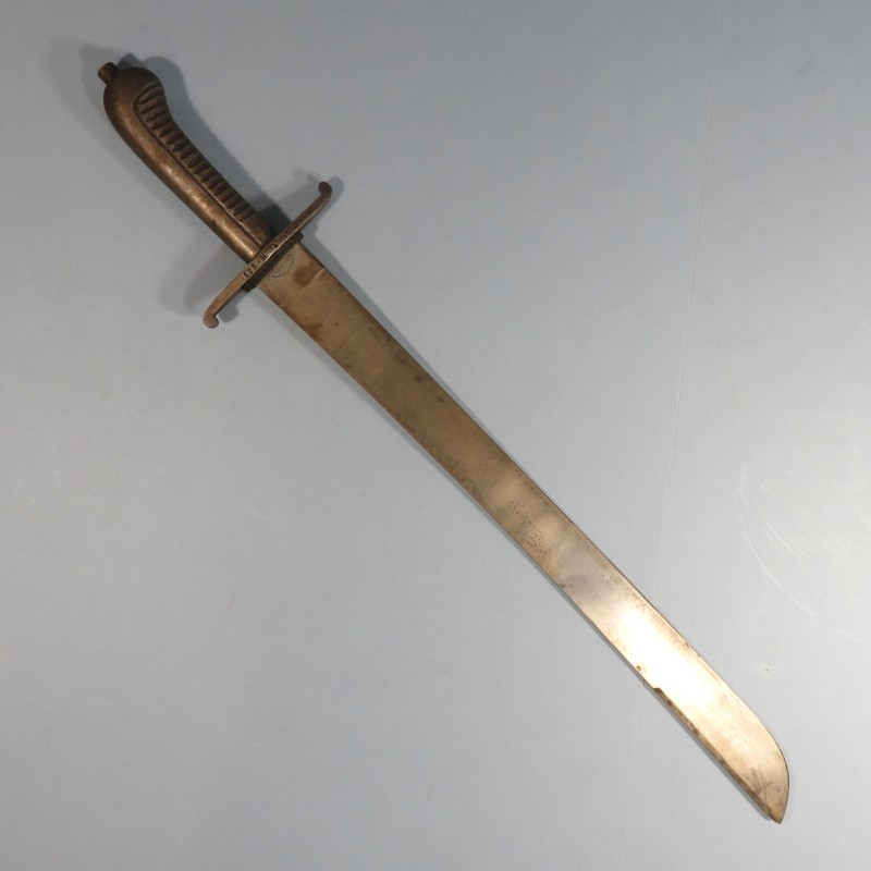 SABRE ALLEMAND OU FASCHINENMESSER DE FUSILIERS DU WURTTEMBERG MODELE 1827 REGIMENTE 122R GUERRE 1914 1918